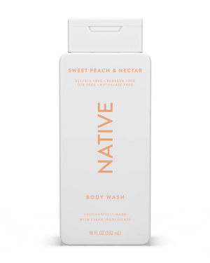 Native Body Wash - Sweet Peach & Nectar