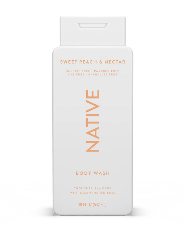 Native Body Wash - Sweet Peach & Nectar